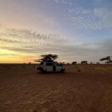 Übernachten in der Sahara