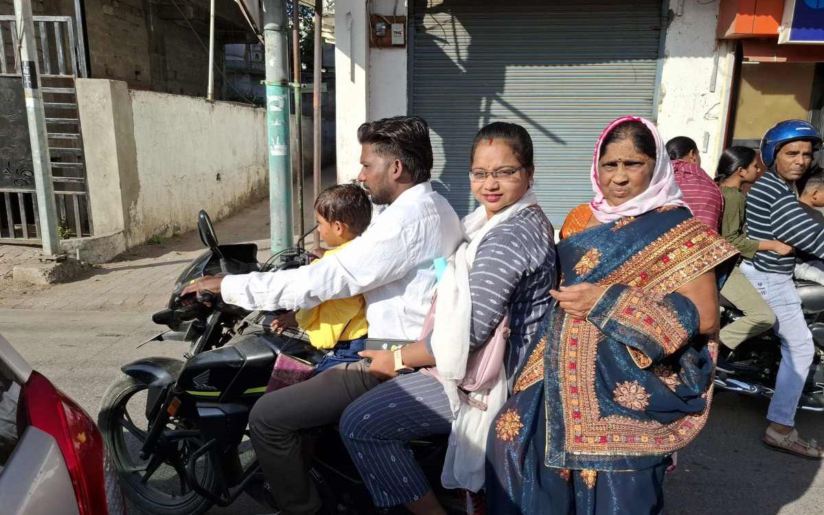 Straßenszene Nagpur