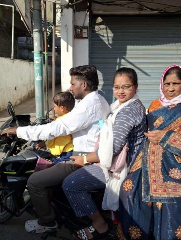 Straßenszene Nagpur