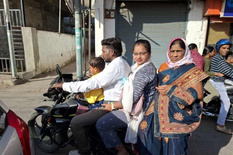 Straßenszene Nagpur