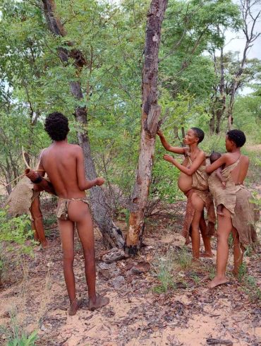 Unterwegs mit den San