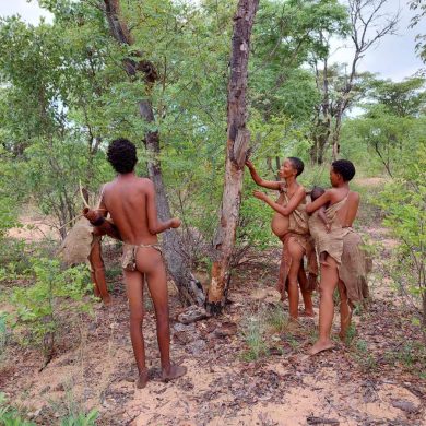 Unterwegs mit den San