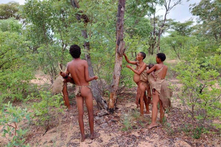 Unterwegs mit den San